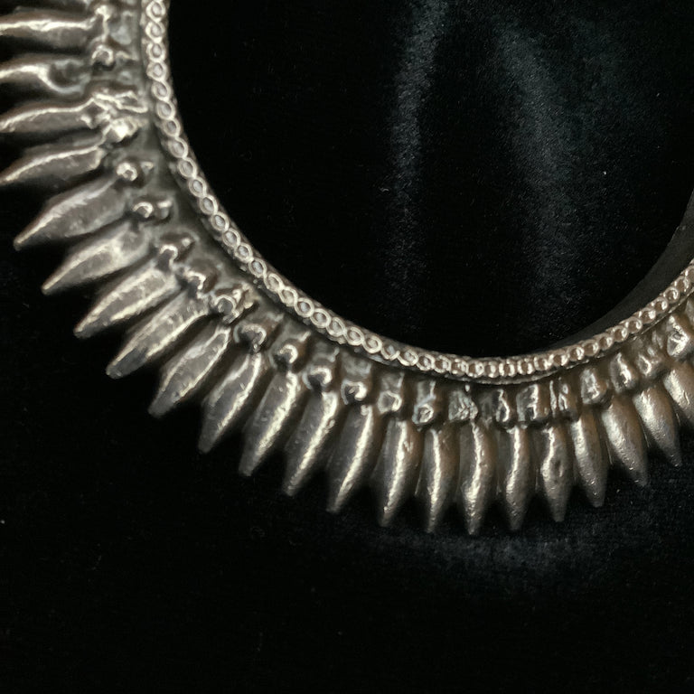 Sterling Silver Spike Bangle