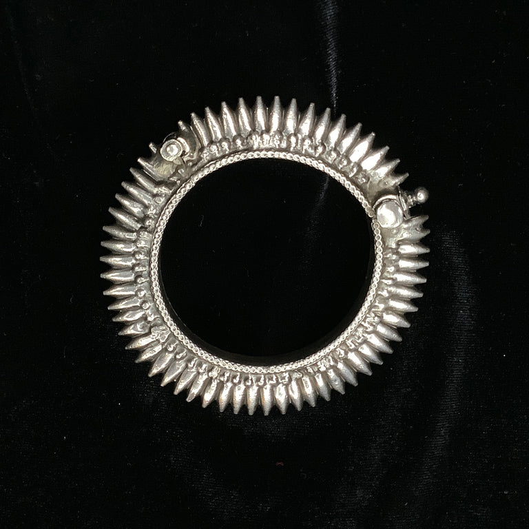 Sterling Silver Spike Bangle