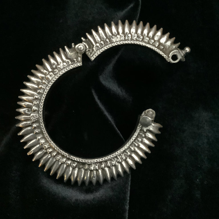 Sterling Silver Spike Bangle