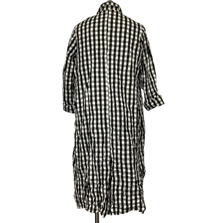Sun Kim Plaid Duster