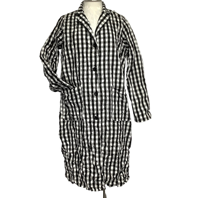 Sun Kim Plaid Duster