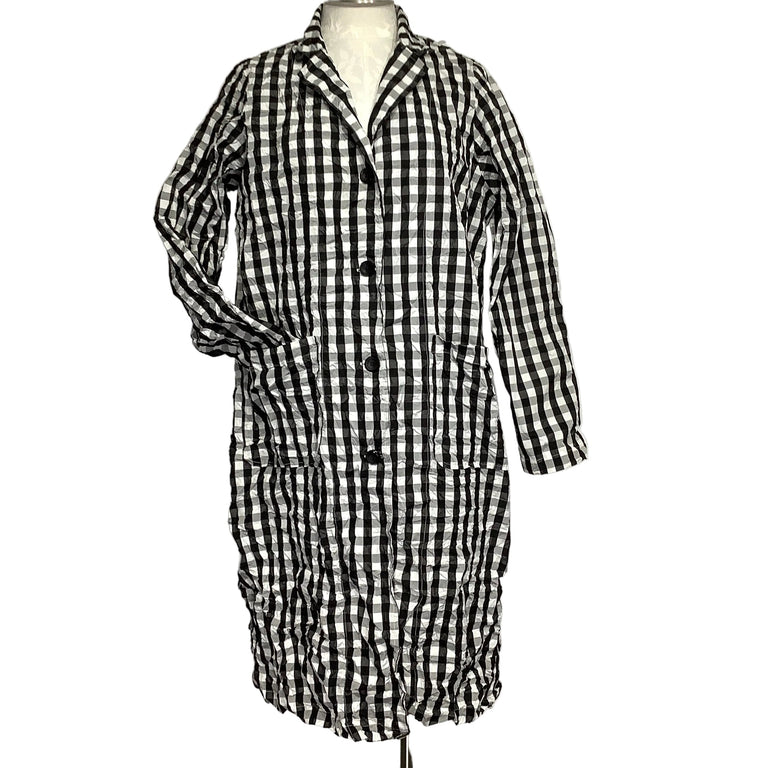 Sun Kim Plaid Duster