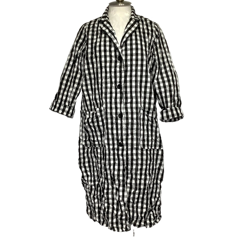 Sun Kim Plaid Duster