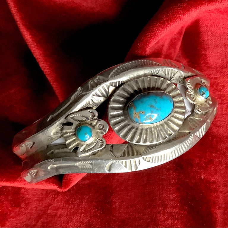 Turquoise Thunderbird Cuff