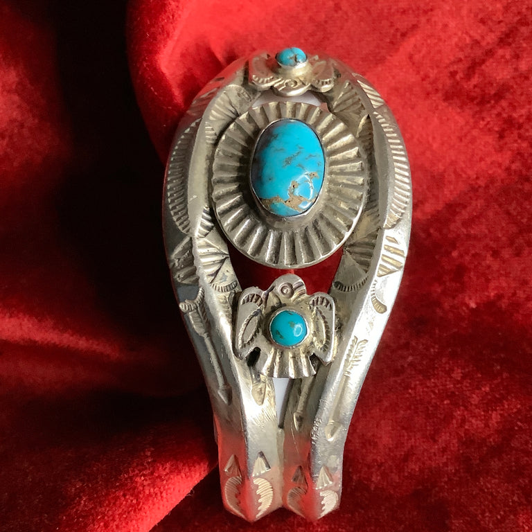 Turquoise Thunderbird Cuff