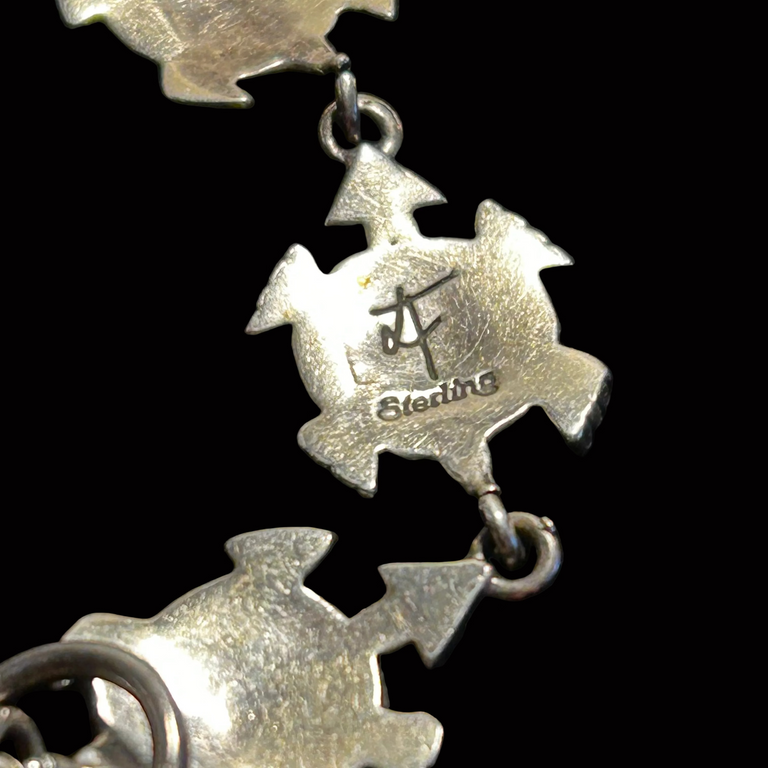 Silver Turtle Bracelet