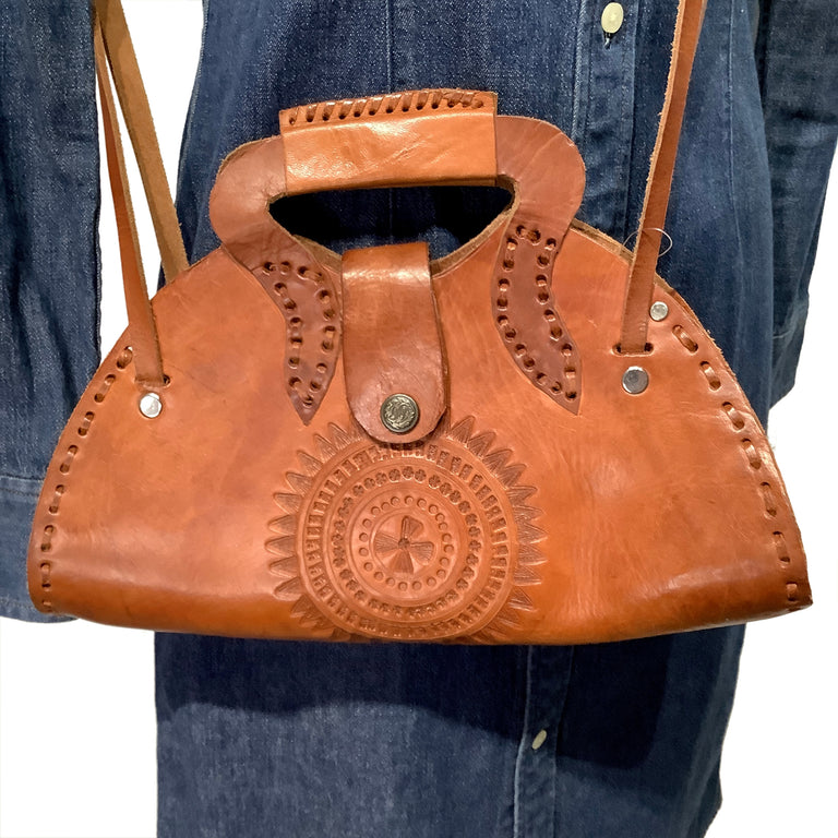 Vintage Leather Crossbody
