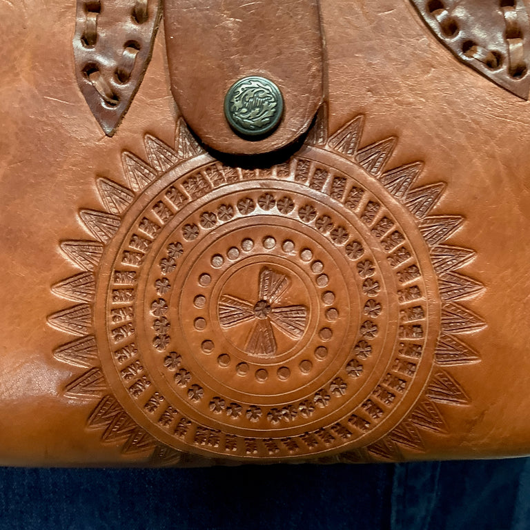 Vintage Leather Crossbody