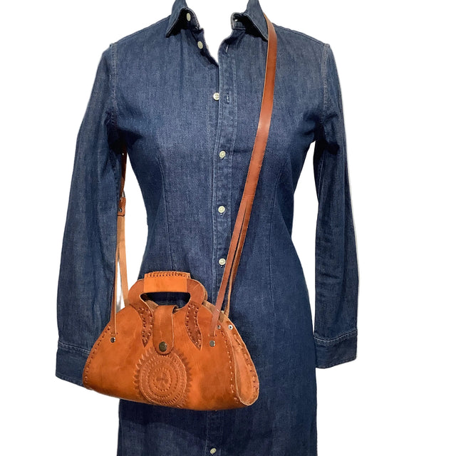 Vintage Leather Crossbody