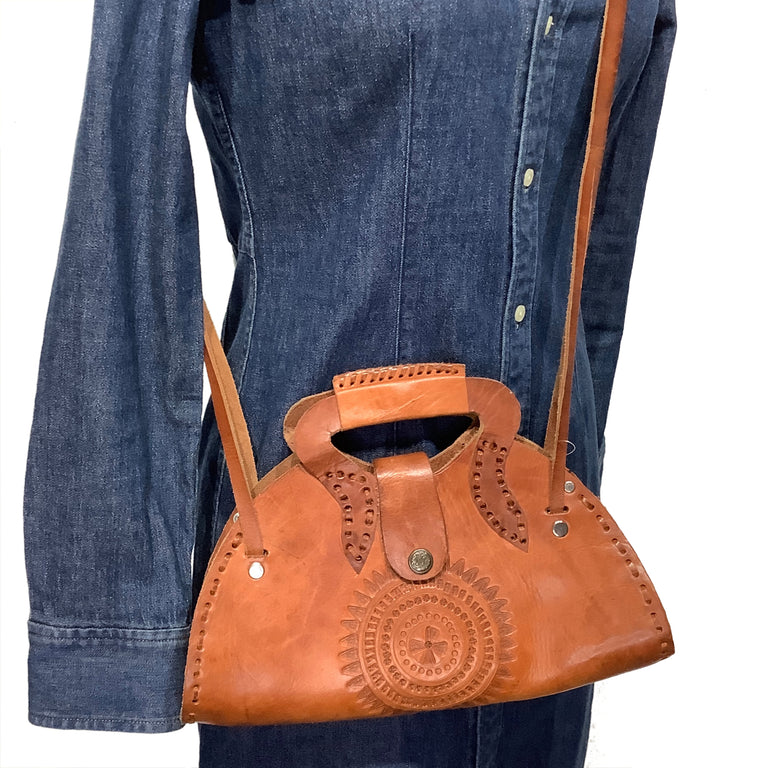 Vintage Leather Crossbody