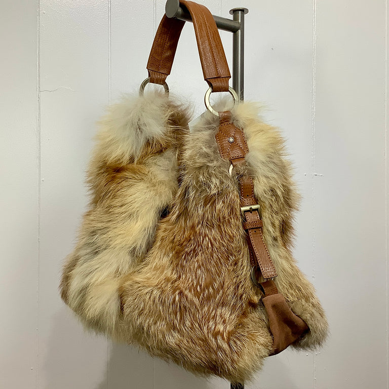 Adrienne Vittadini Fur Bag