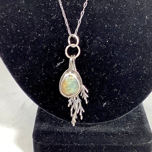 April Ottey Labradorite & Sterling Silver Necklace