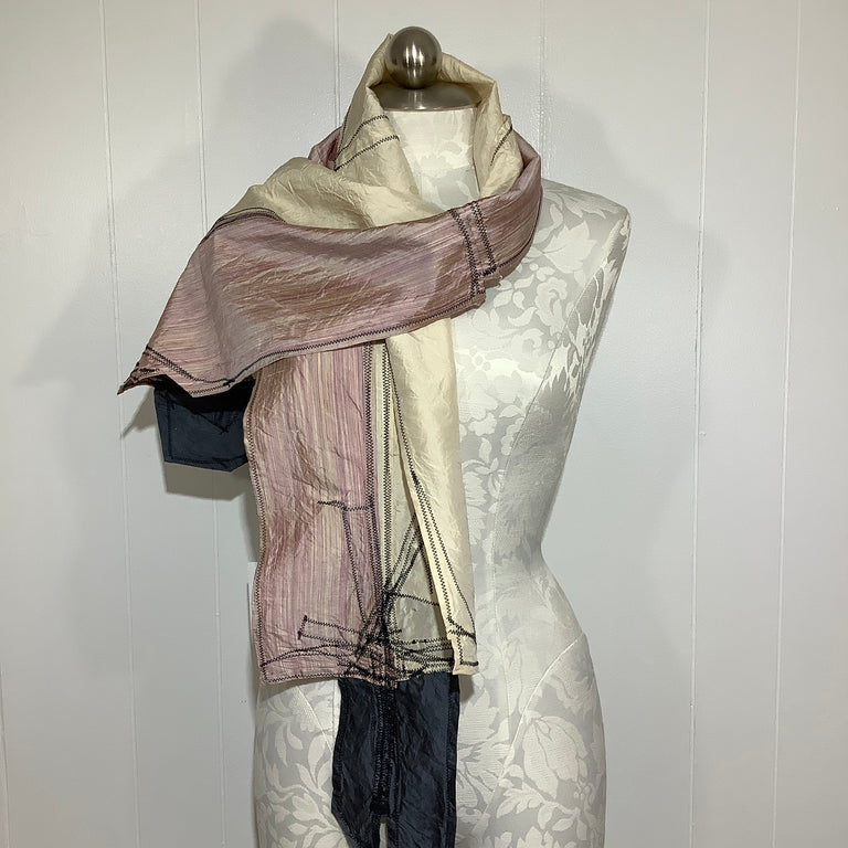 Patchwork Silk Scarf