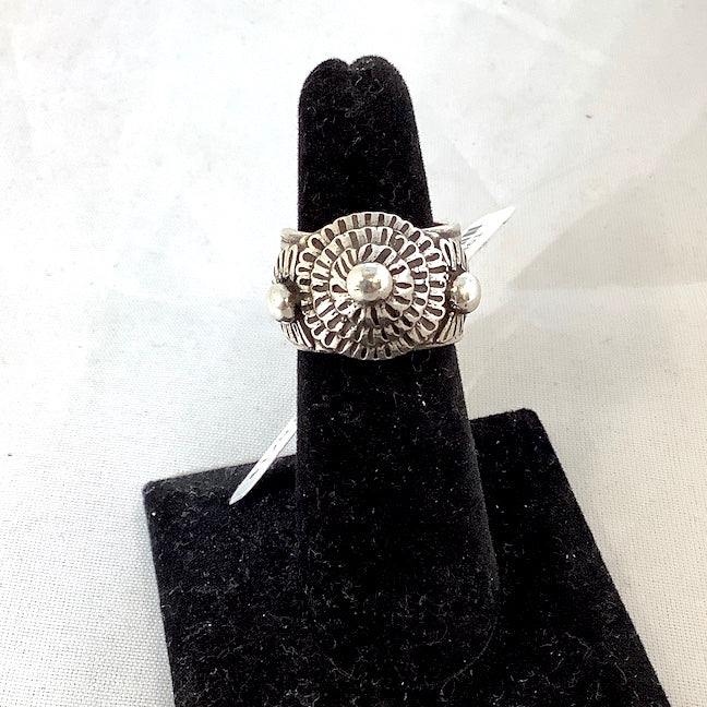 Sterling Silver Cone Ring