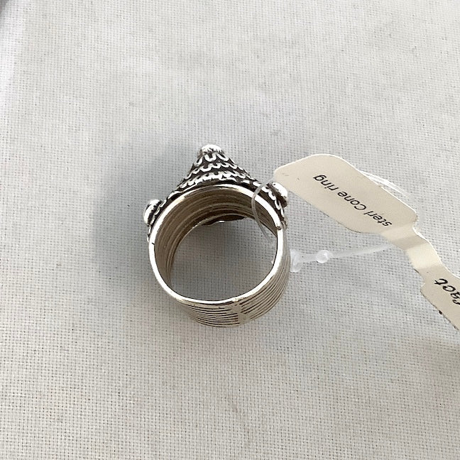 Sterling Silver Cone Ring