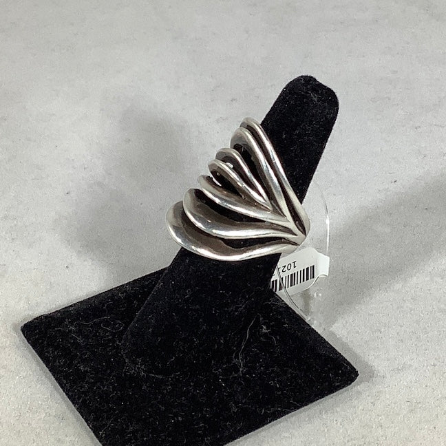 Wavy Sterling Silver Ring